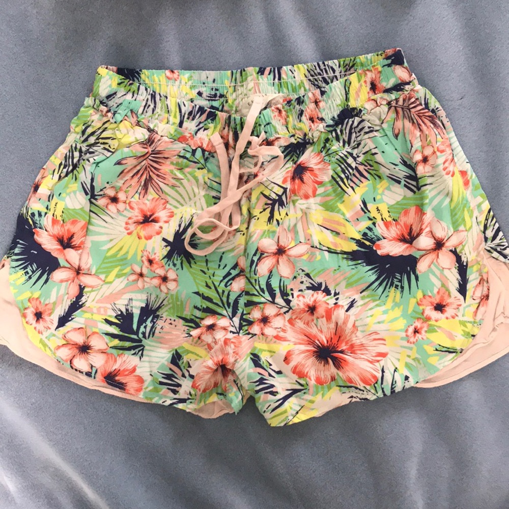 Summer floral shorts